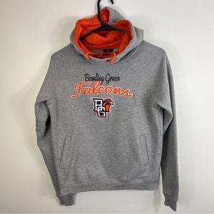 Bowling Green BGSU Falcons Hoodie Sweatshirt Football OH Gray Womens Sz small